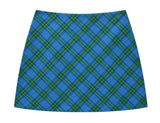 curetty (キュリティー) C RHINESTONE CHECKED SKIRT_BLUE