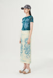 curetty (キュリティー) C DRAGON MAXI SKIRT_CREAM