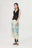 curetty (キュリティー) C DRAGON MAXI SKIRT_CREAM
