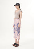 curetty (キュリティー) C DRAGON MAXI SKIRT_PINK