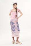 curetty (キュリティー) C DRAGON MAXI SKIRT_PINK