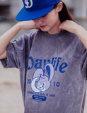 デイライフ(Daylife) Danny Half T-shirt (Grey)