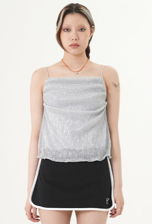 curetty (キュリティー) C METALLIC STRING POINT TOP_SILVER