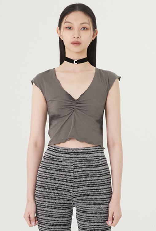 curetty (キュリティー) C SPRAY PRINT T-SHIRT_KHAKI