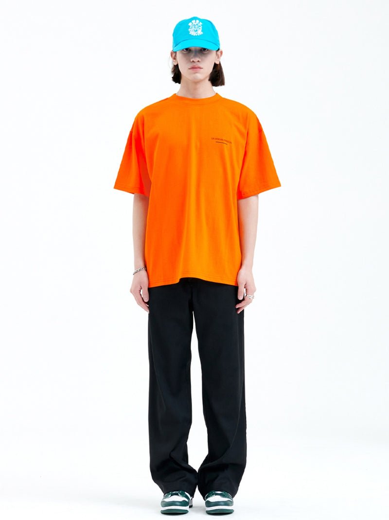 ラメルマメゾン (LA MER MA MAISON) INTERSECTION LOGO HALF-T ORANGE