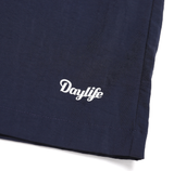 デイライフ(Daylife) Nylon Midi Skirt (Navy)