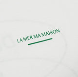 ラメルマメゾン (LA MER MA MAISON)  INTERSECTION LOGO HALF-T WHITE
