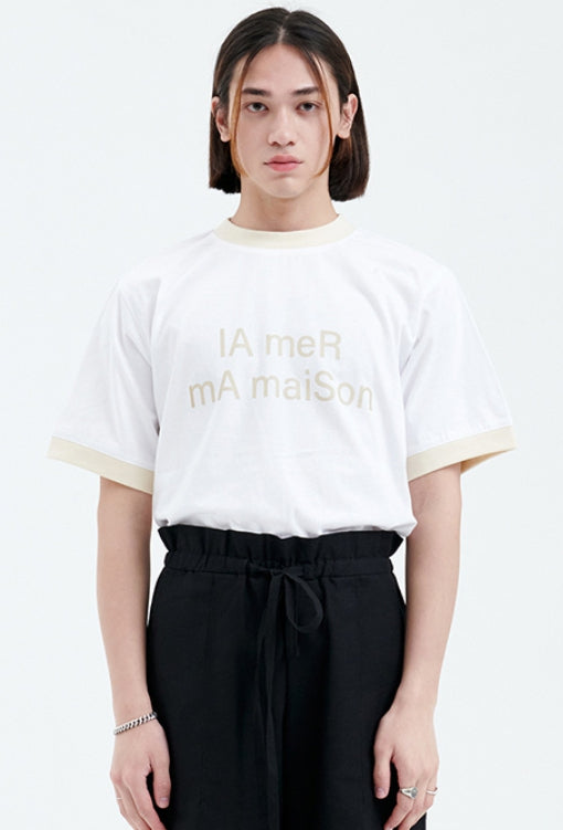 ラメルマメゾン (LA MER MA MAISON) STANDARD FIT COLOR LIP T WHITE