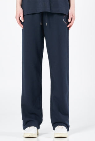 アクメドラビ(acme' de la vie) CIRCLE LOGO ARTWORK WIDE TRAINING PANTS NAVY