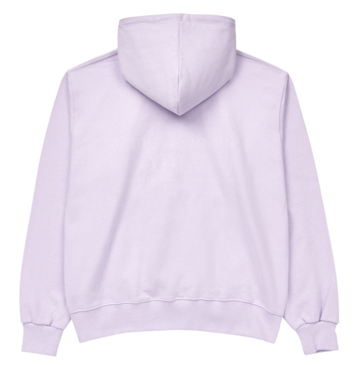 アクメドラビ(acme' de la vie) A LOGO EMBLEM FLOWER ESSENTIAL HOODIE LIGHT PURPLE