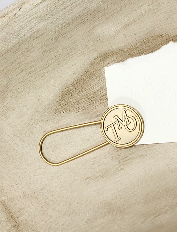 TMO BY 13MONTH（ティーエムオーバイサーティンマンス）TMO BROACH (GOLD)