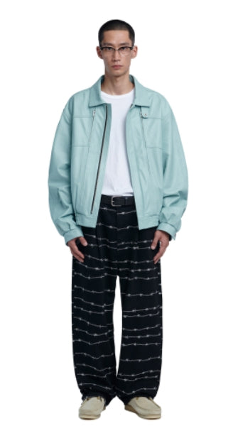 NOMANUAL(ノーマニュアル) W.F DENIM PANTS - BLACK