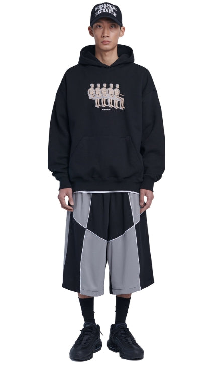 NOMANUAL(ノーマニュアル) DUMMY HOODIE - BLACK