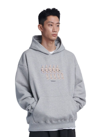 NOMANUAL(ノーマニュアル) DUMMY HOODIE - MELANGE