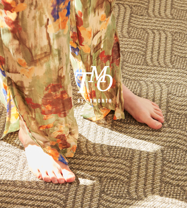 TMO BY 13MONTH（ティーエムオーバイサーティンマンス）FLORAL PAINT BANDING PANTS (MULTI)