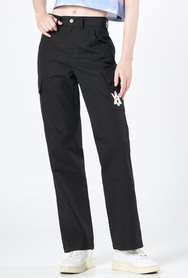 アクメドラビ(acme' de la vie) A LOGO EMBLEM EMBROIDERY CARGO PANTS BLACK