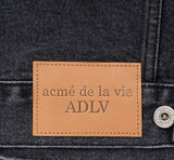 アクメドラビ(acme' de la vie) A LOGO PATCH DENIM HOODIE JACKET BLACK