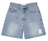 アクメドラビ(acme' de la vie) A LOGO EMBLEM PATCH DENIM SHORT PANTS BLUE