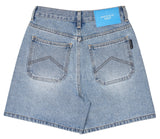 アクメドラビ(acme' de la vie) A LOGO EMBLEM PATCH DENIM SHORT PANTS BLUE