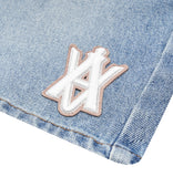 アクメドラビ(acme' de la vie) A LOGO EMBLEM PATCH DENIM SHORT PANTS BLUE