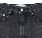 アクメドラビ(acme' de la vie) A LOGO EMBLEM PATCH DENIM SHORT PANTS BLACK