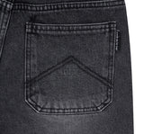 アクメドラビ(acme' de la vie) A LOGO EMBLEM PATCH DENIM SHORT PANTS BLACK