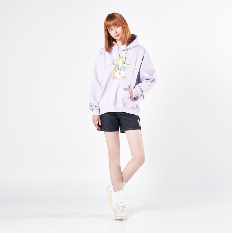 アクメドラビ(acme' de la vie) A LOGO EMBLEM PATCH DENIM SHORT PANTS DARK BLUE