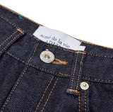 アクメドラビ(acme' de la vie) A LOGO EMBLEM PATCH DENIM SHORT PANTS DARK BLUE