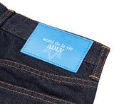 アクメドラビ(acme' de la vie) A LOGO EMBLEM PATCH DENIM SHORT PANTS DARK BLUE