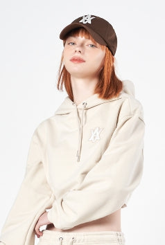 アクメドラビ(acme' de la vie) A LOGO EMBLEM CHAIN EMBOSSING PATCH BALL CAP BROWN