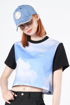 アクメドラビ(acme' de la vie) A LOGO EMBLEM PATCH DENIM BALL CAP BLUE