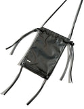 SSY(エスエスワイ)  carbon touch sacoshe mini bag black