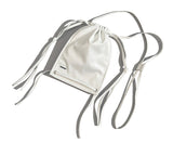 SSY(エスエスワイ) carbon touch sacoshe mini bag white