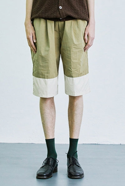 SSY(エスエスワイ)  nylon color bottom banding pants beige