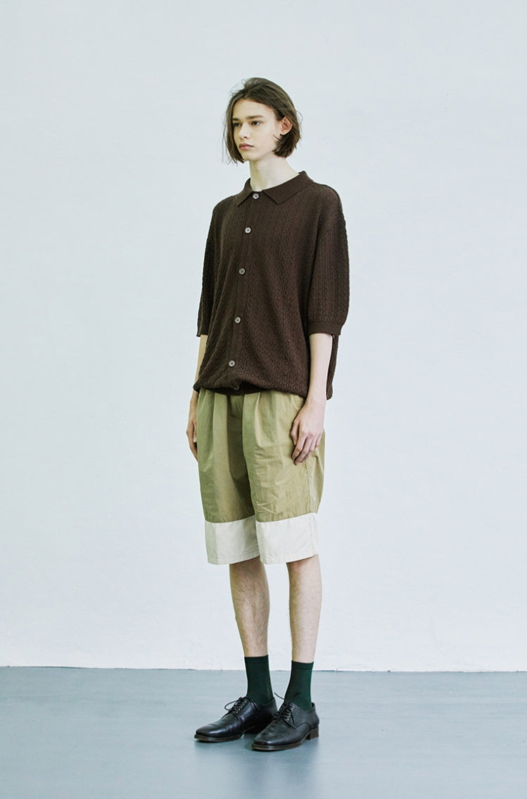 SSY(エスエスワイ)  nylon color bottom banding pants beige
