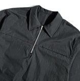 SSY(エスエスワイ)  anorak zipper up nylon shirt