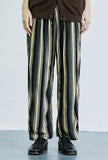 SSY(エスエスワイ)  grunge stripe jersey bangding pants brown