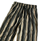 SSY(エスエスワイ)  grunge stripe jersey bangding pants brown