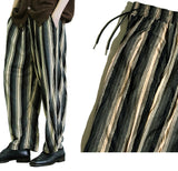 SSY(エスエスワイ)  grunge stripe jersey bangding pants brown