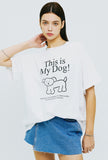 NCOVER（エンカバー）THIS IS MY DOG TSHIRT-WHITE
