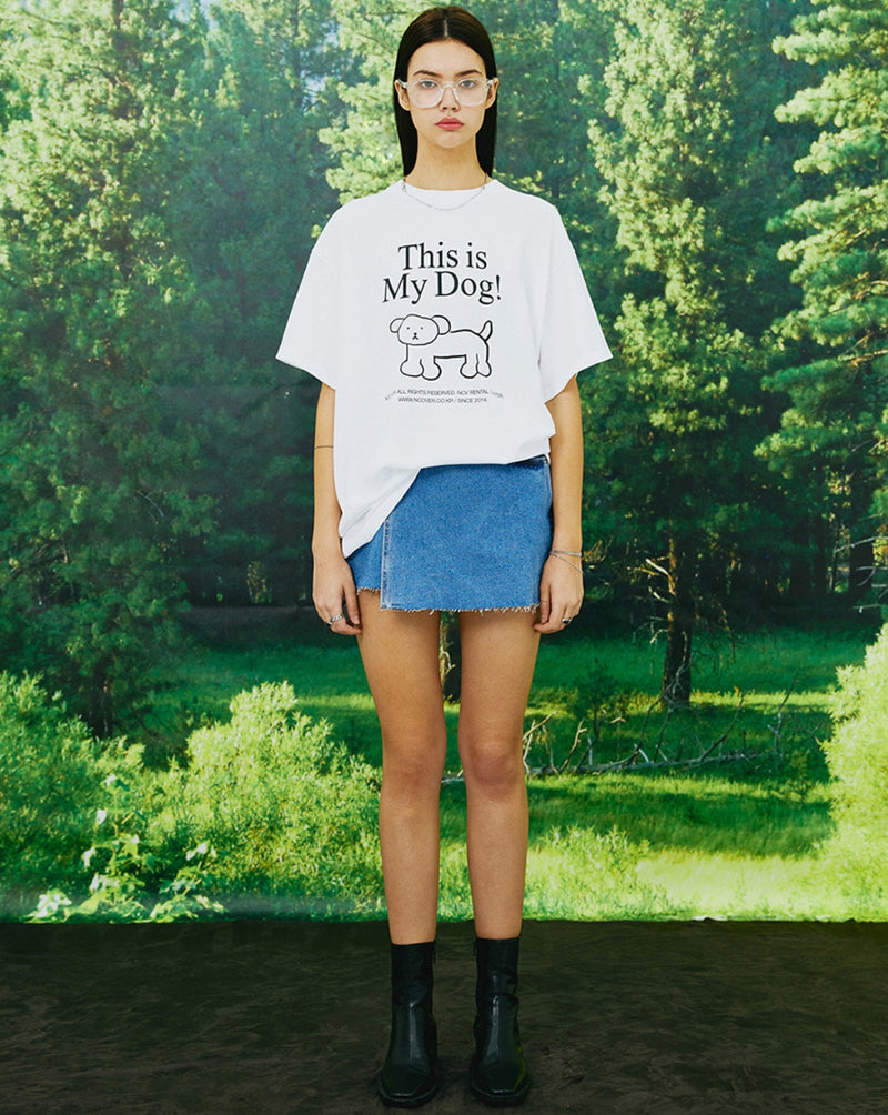 NCOVER（エンカバー）THIS IS MY DOG TSHIRT-WHITE