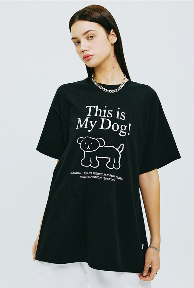 NCOVER（エンカバー）THIS IS MY DOG TSHIRT-BLACK