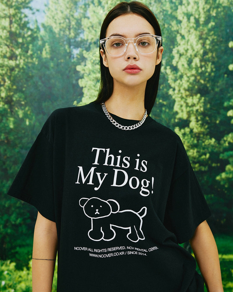 NCOVER（エンカバー）THIS IS MY DOG TSHIRT-BLACK