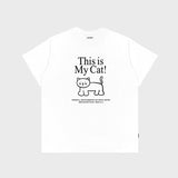NCOVER（エンカバー）THIS IS MY CAT TSHIRT-WHITE