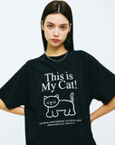 NCOVER（エンカバー）THIS IS MY CAT TSHIRT-BLACK