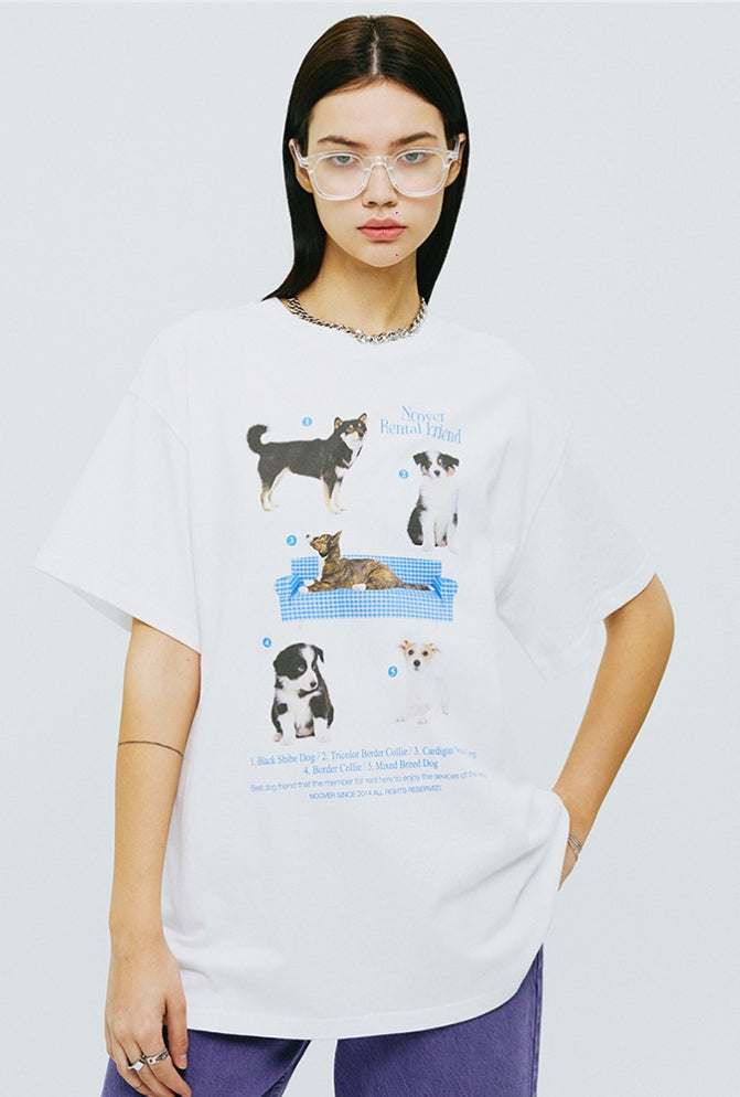 NCOVER（エンカバー）DOG FRIENDS TSHIRT