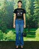 NCOVER（エンカバー）THIS IS MY PET CROP TSHIRT-BLACK
