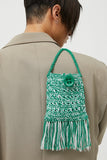 イーエスシースタジオ(ESC STUDIO) handmade crochet bag (green)
