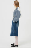イーエスシースタジオ(ESC STUDIO)  washing denim culotte pants (blue)