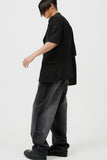 イーエスシースタジオ(ESC STUDIO)  washing denim pocket pants (black)